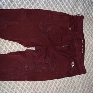 Red American Eagle Jeans
